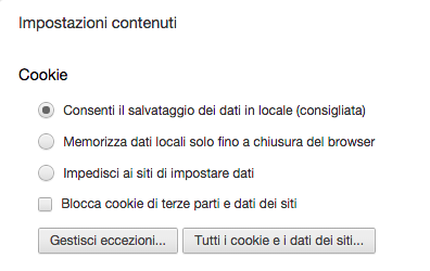 Cookie e privacy nei siti web